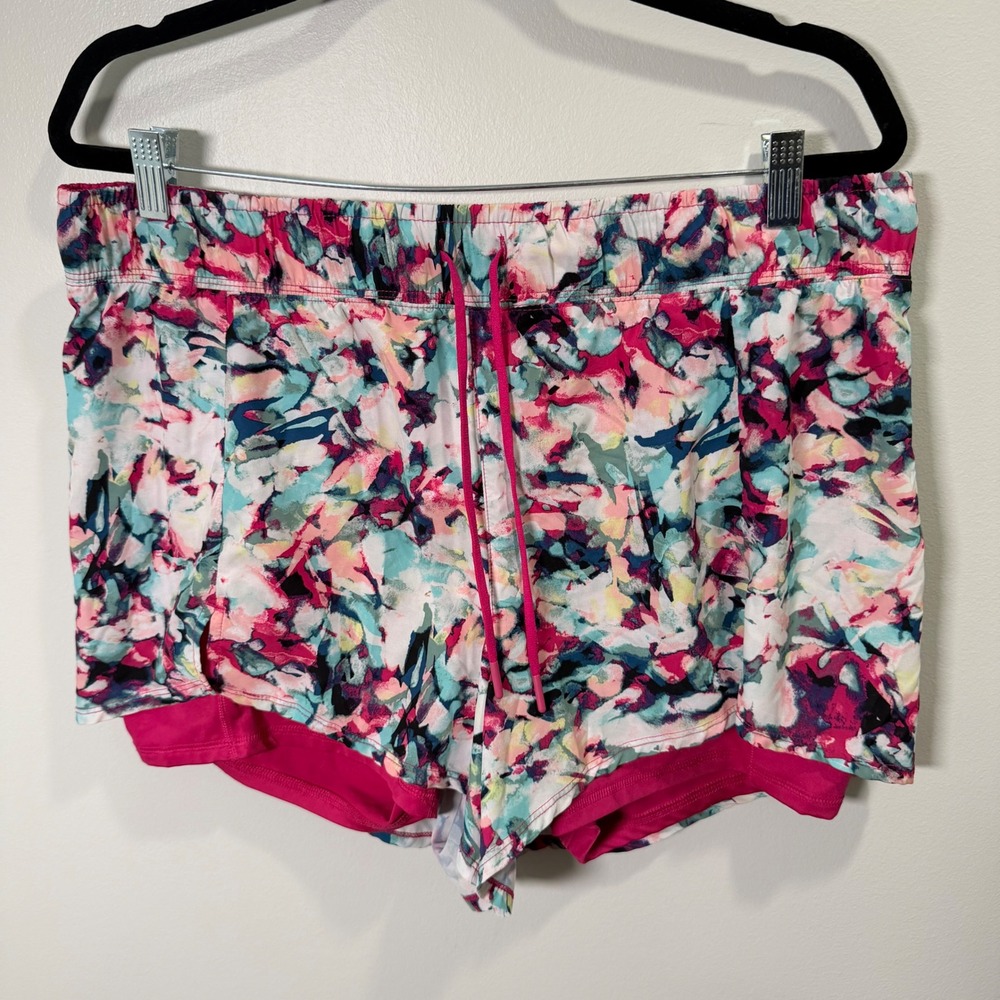 Activewear Shorts (XL) BUNDLE OF 5 Womens Exercise Shorts Lined Lightweight - Picture 8 of 11